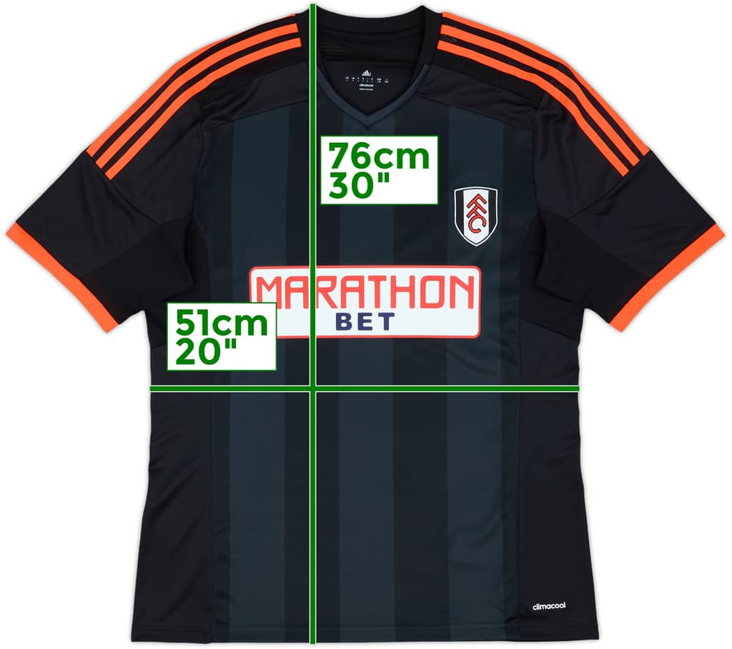 2014-15 Fulham Away Shirt - 9/10 - (L)
