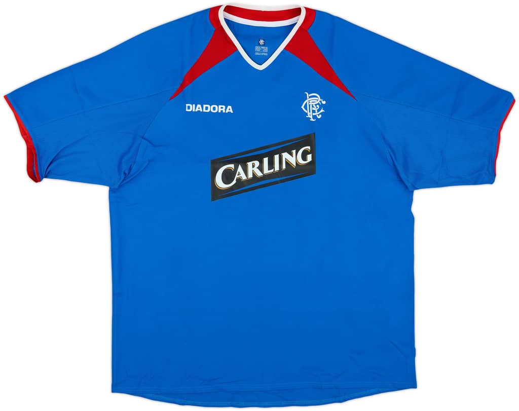 2003-05 Rangers Home Shirt - 8/10 - (XL)