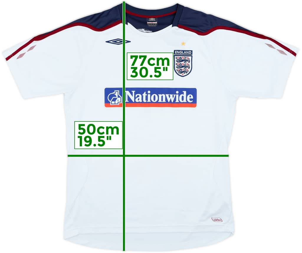 2006-07 England Umbro Training Shirt - 7/10 - (L)