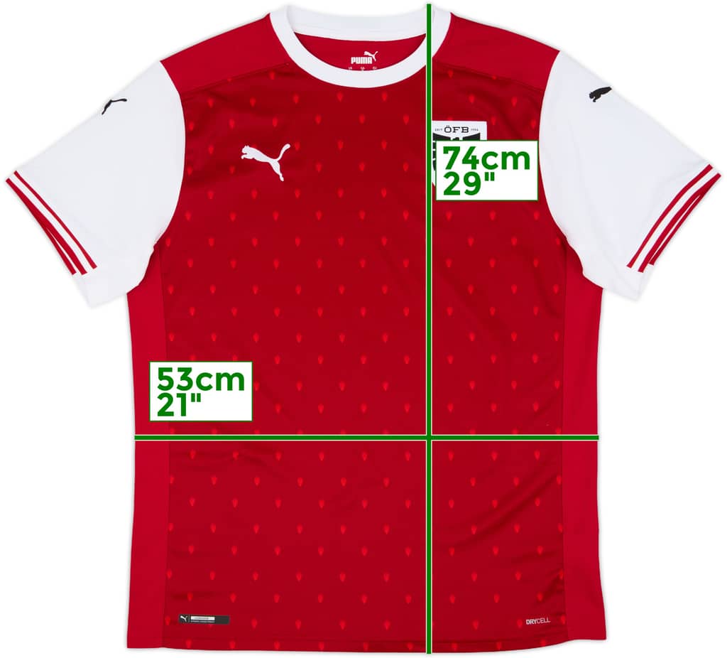 2020-22 Austria Home Shirt - 9/10 - (L)