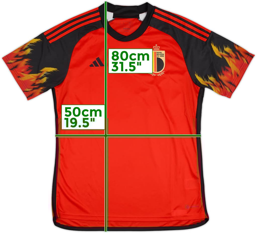 2022-23 Belgium Home Shirt - 10/10 - (L)