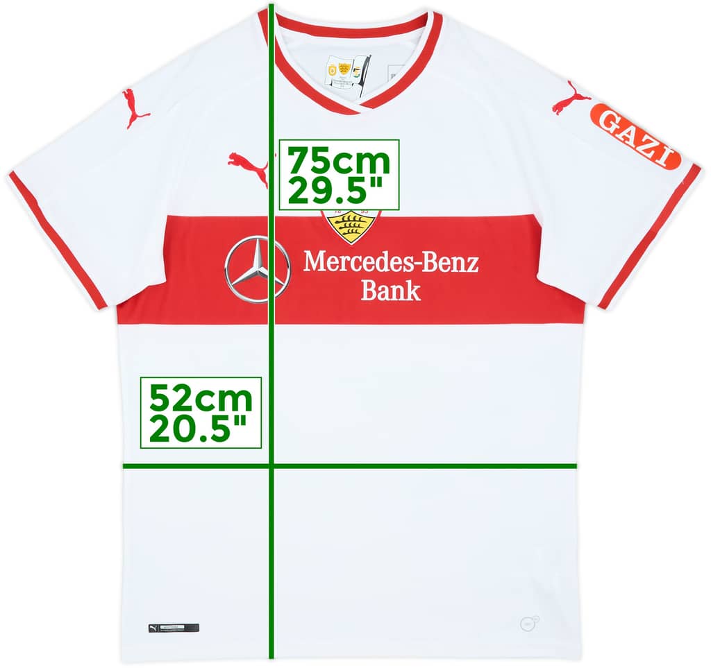 2018-19 Stuttgart Home Shirt - 9/10 - (L)
