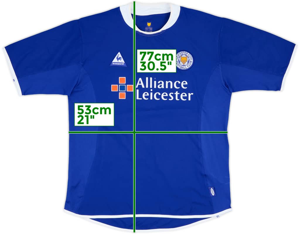 2003-04 Leicester Home Shirt - 6/10 - (M)