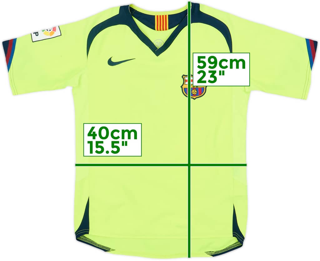 2005-06 Barcelona Away Shirt - 8/10 - (S.Boys)