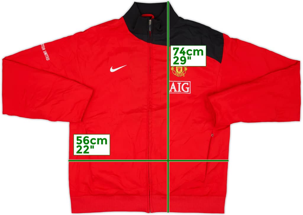2008-09 Manchester United Nike Track Jacket - 8/10 - (L)
