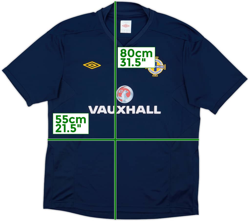 2010-11 Northern Ireland Umbro Training Shirt - 9/10 - (XL)