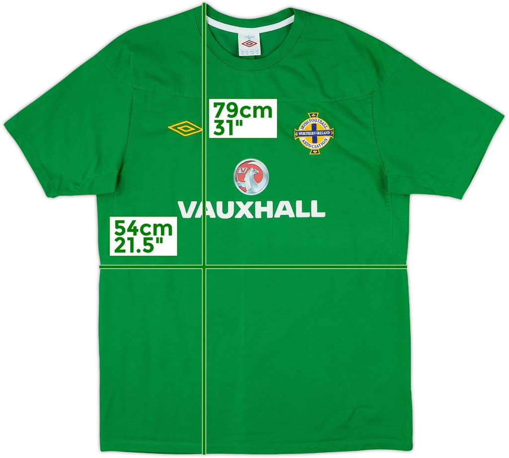 2010-11 Northern Ireland Umbro Training Shirt - 8/10 - (XL)
