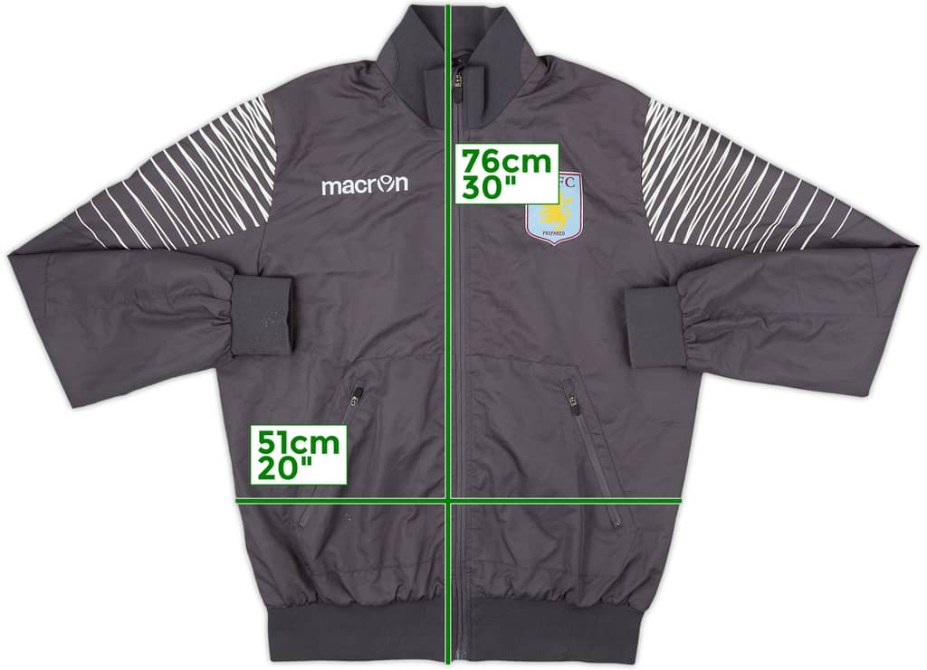 Chaqueta de chándal Macron del Aston Villa 2013-14 - 8/10 - (M)