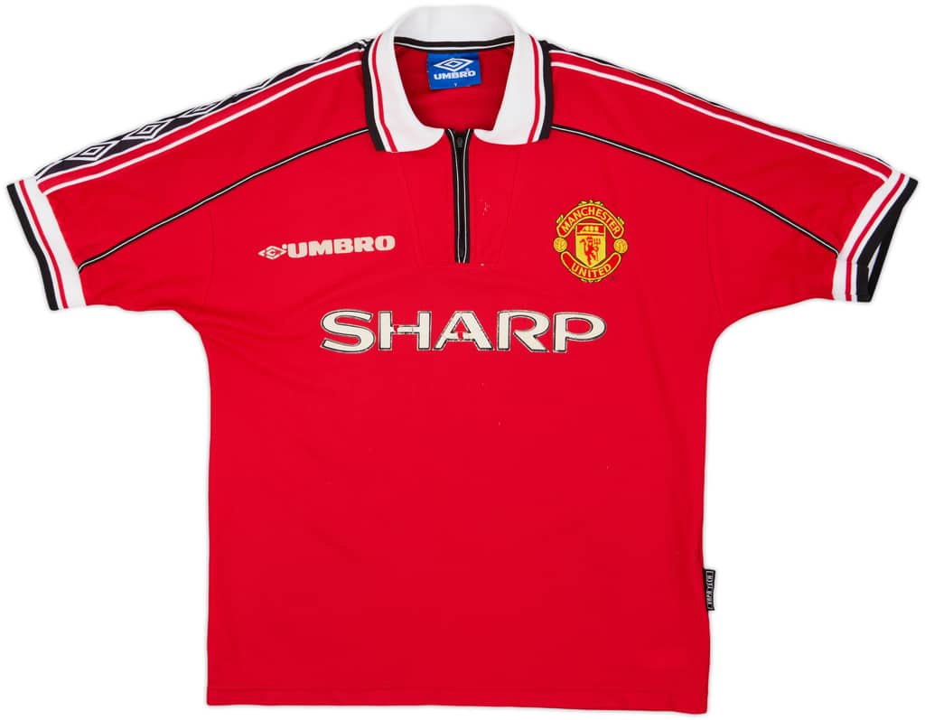 1998-00 Manchester United Home Shirt - 5/10 - (Y)