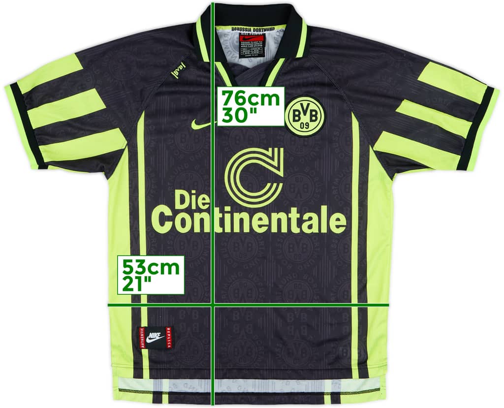 1996-97 Borussia Dortmund Away Shirt - 8/10 - (L)