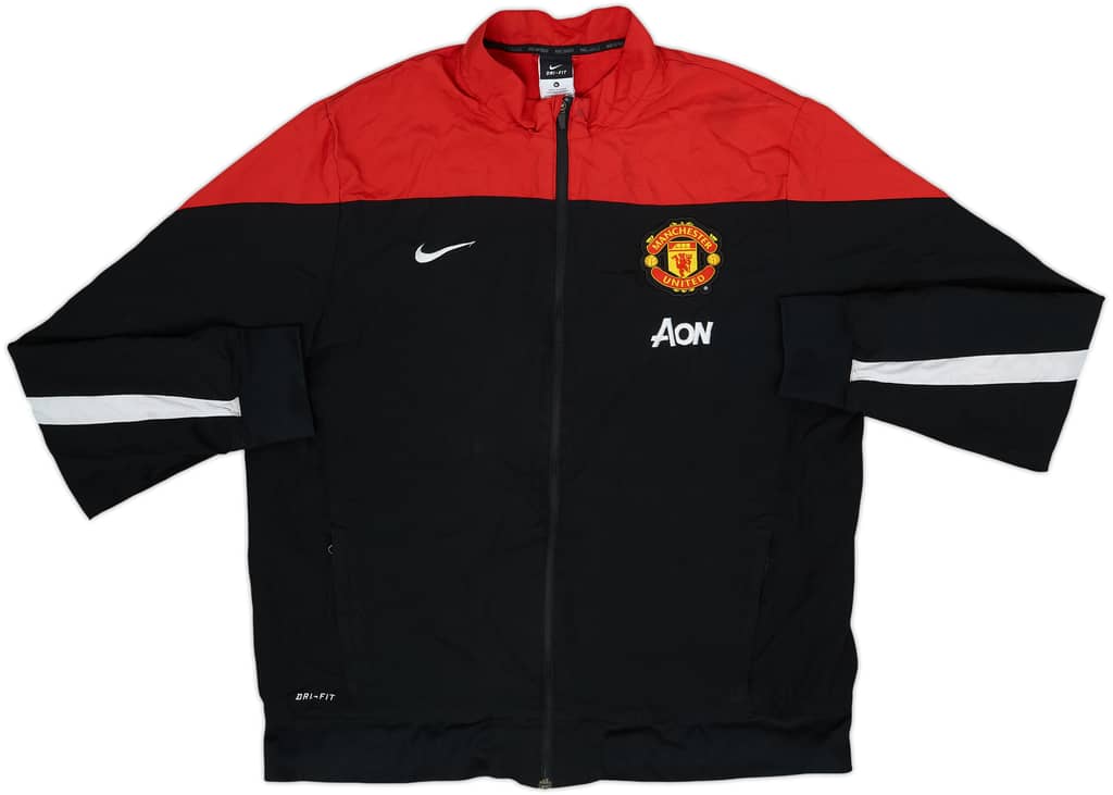 2014-15 Manchester United Nike Track Jacket - 8/10 - (XL)