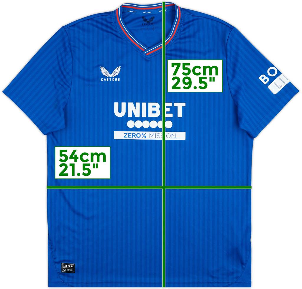 2023-24 Rangers Home Shirt - 10/10 - (XL)