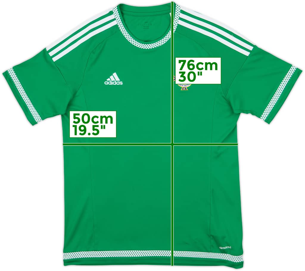 2015 Northern Ireland Home Shirt - 8/10 - (M)