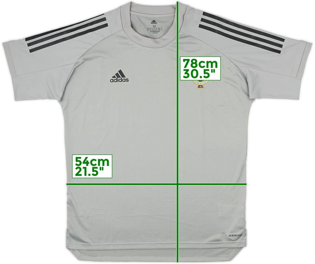 2019-20 Northern Ireland adidas Training Shirt - 8/10 - (M)
