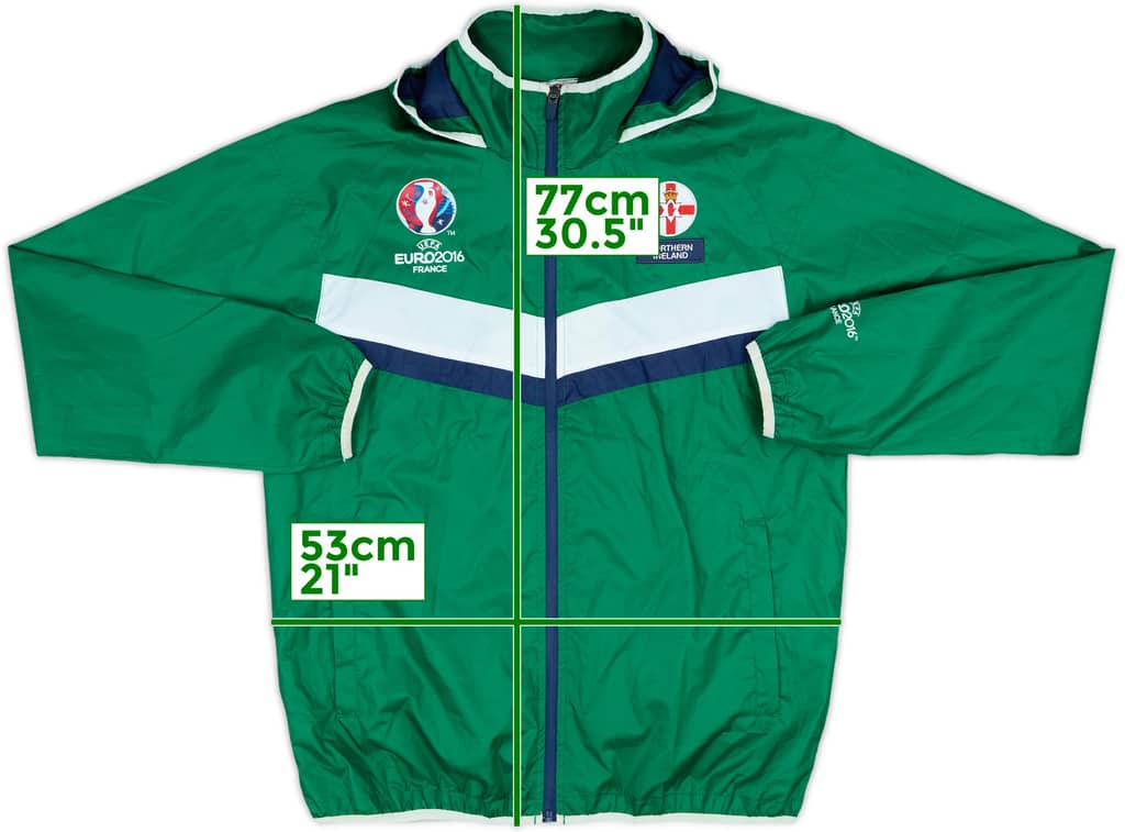 2016-17 Northern Ireland Track Jacket - 6/10 - (M)