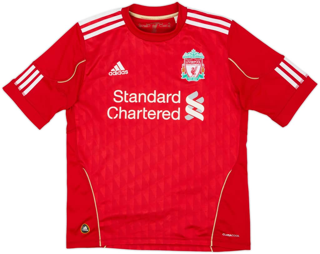 2010-12 Liverpool Home Shirt - 8/10 - (L.Boys)