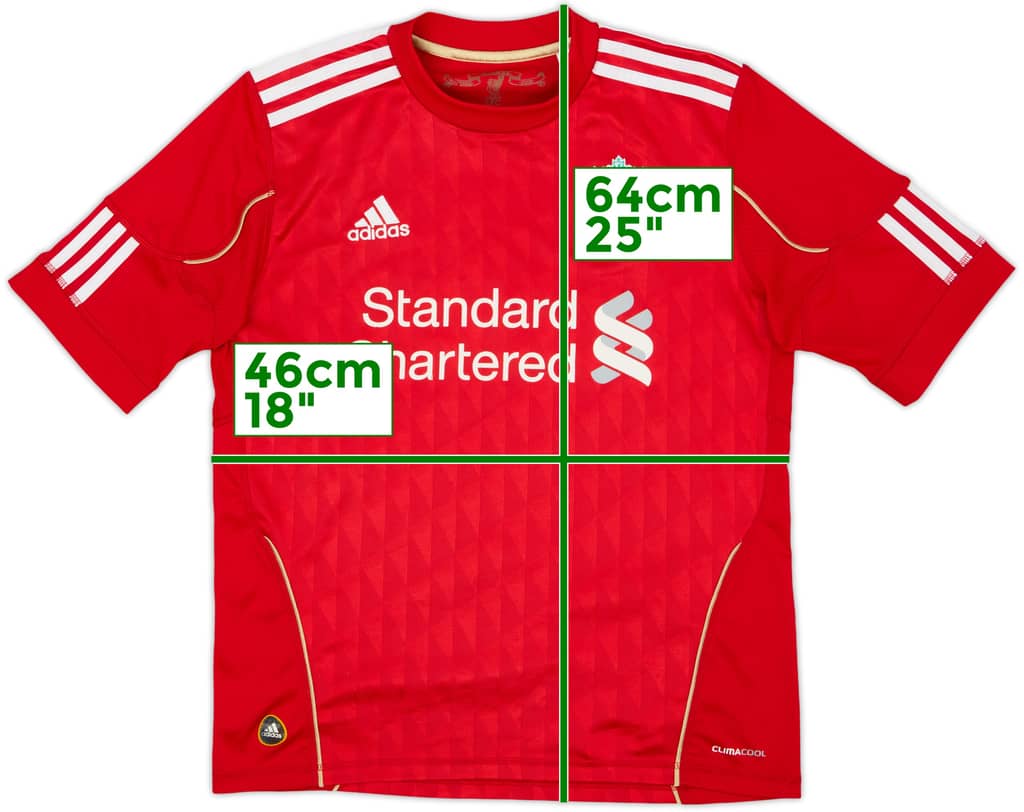 2010-12 Liverpool Home Shirt - 8/10 - (L.Boys)