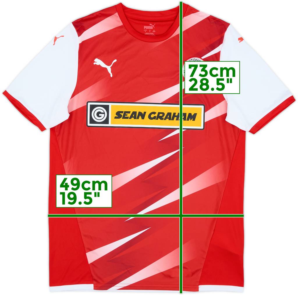 2021-23 Cliftonville Home Shirt - 10/10 - (M)