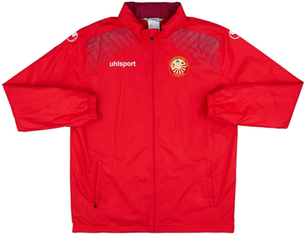2016-17 Portadown Uhlsport Hooded Rain Jacket - 8/10 - (L)