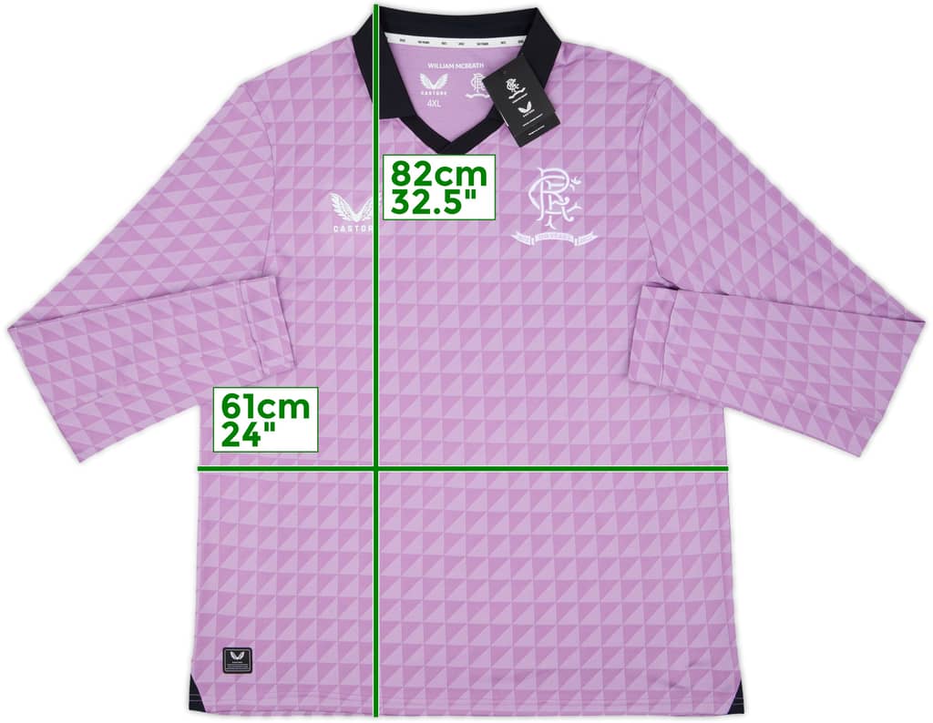 2021-22 Rangers '150 Years Anniversary' Third L/S Shirt (4XL)