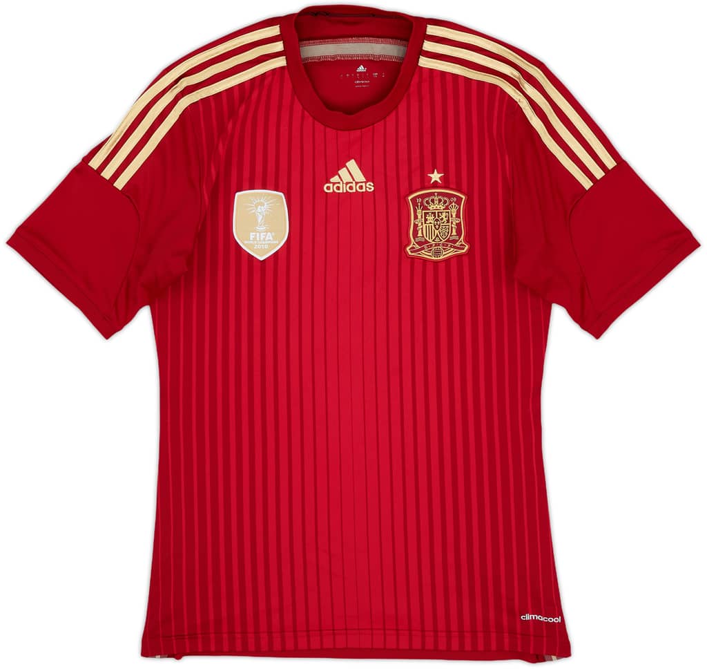 2013-15 Spain Home Shirt - 9/10 - (S)