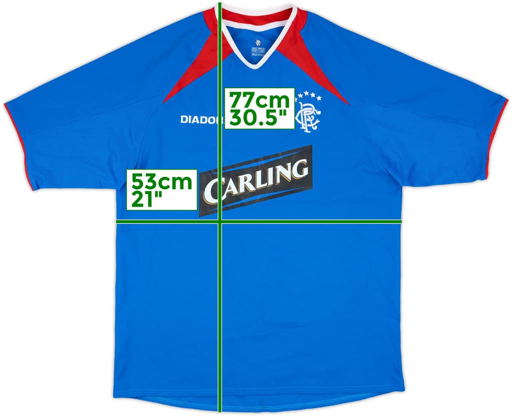 2003-05 Rangers Home Shirt - 8/10 - (M)