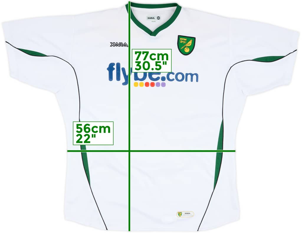2006-07 Norwich Away Shirt - 7/10 - (XXL)