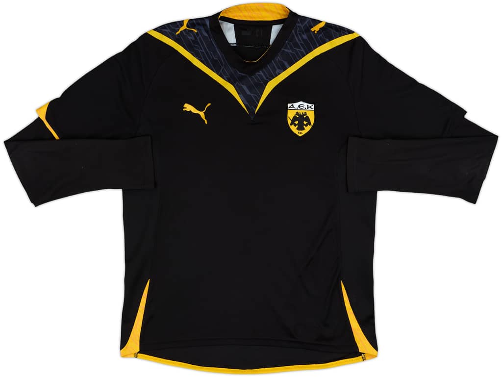 2009-10 AEK Athens Away L/S Shirt - 8/10 - (M)