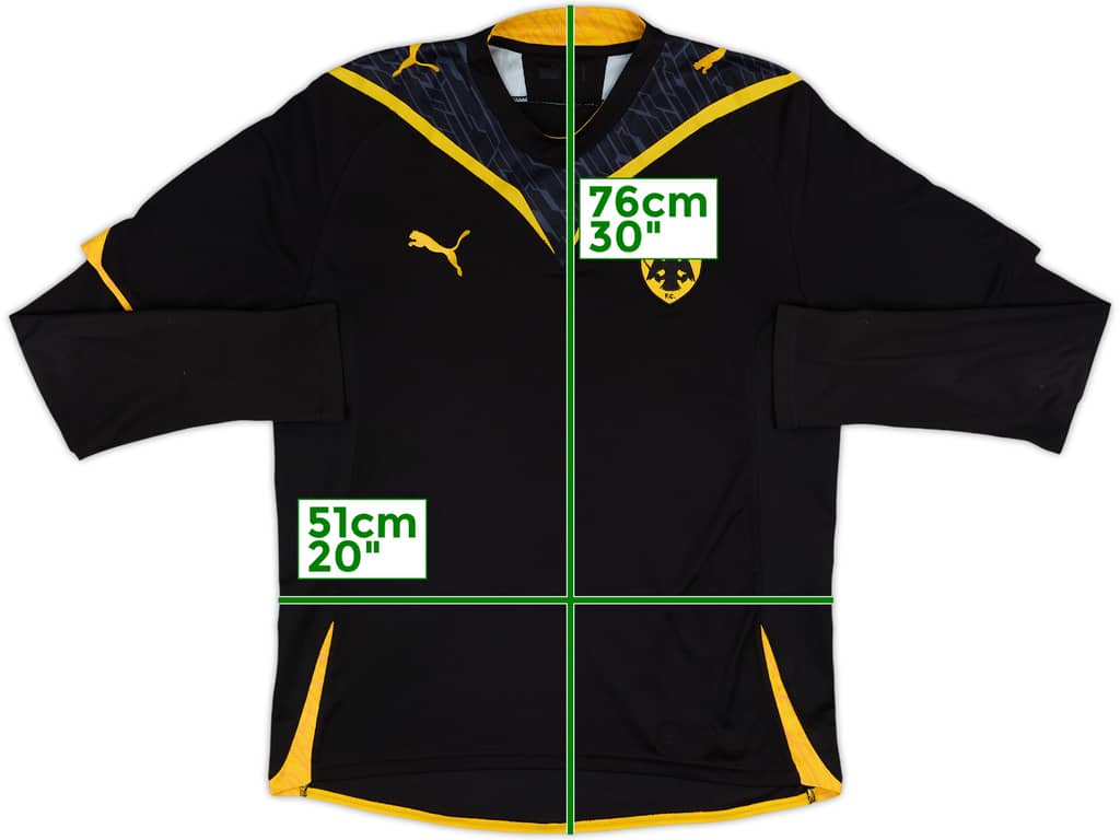 2009-10 AEK Athens Away L/S Shirt - 8/10 - (M)