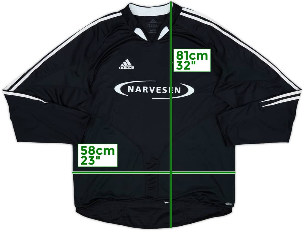 2005 Rosenborg Player Issue Cup Away L/S Shirt - 7/10 - (XL)