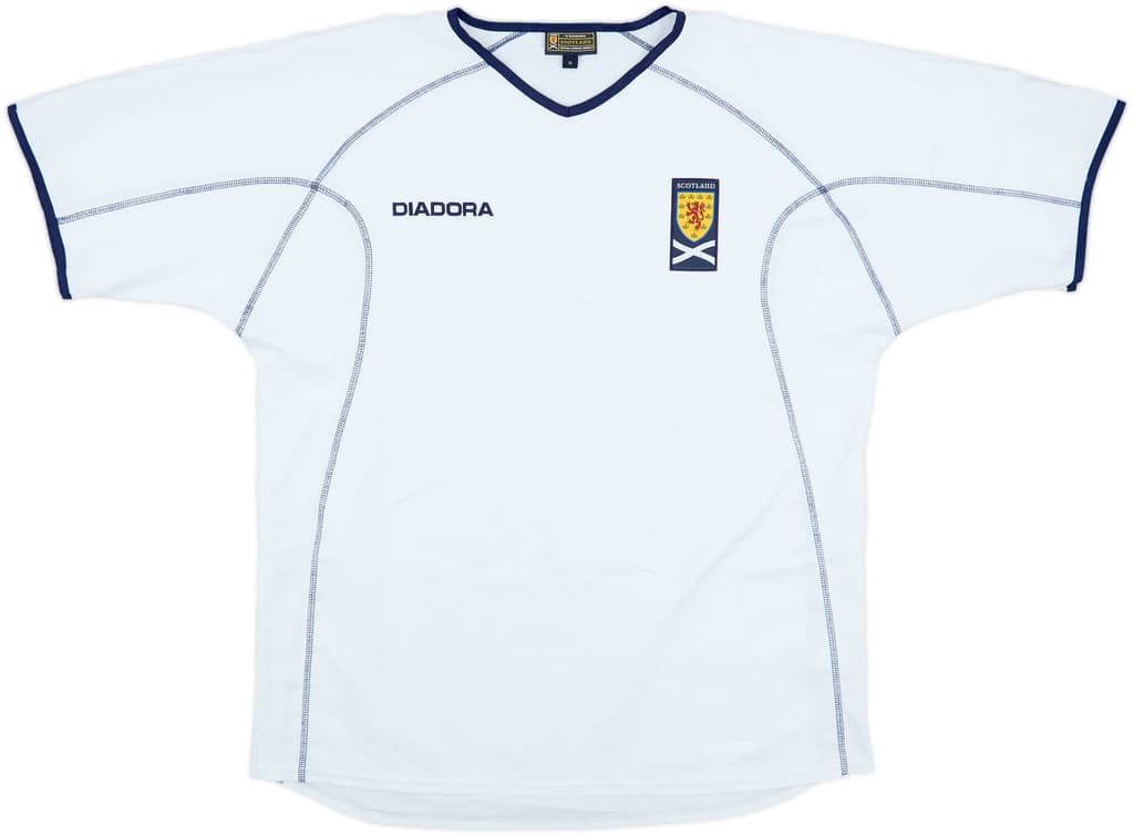 2003-04 Scotland Diadora Training Shirt - 9/10 - (XL)