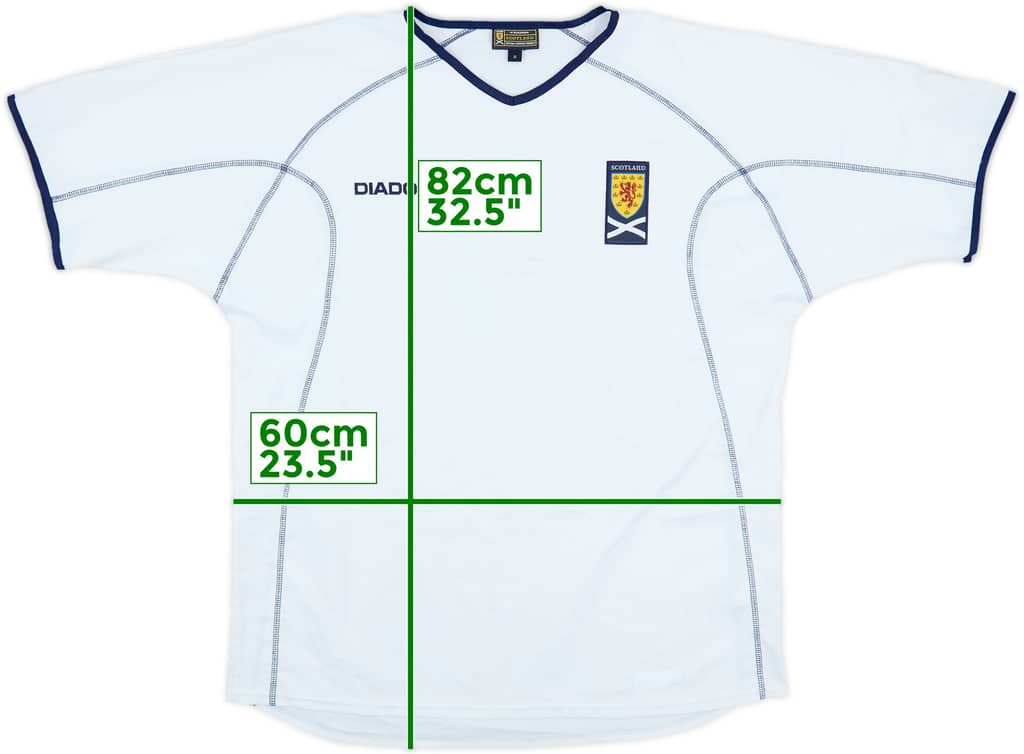 2003-04 Scotland Diadora Training Shirt - 9/10 - (XL)