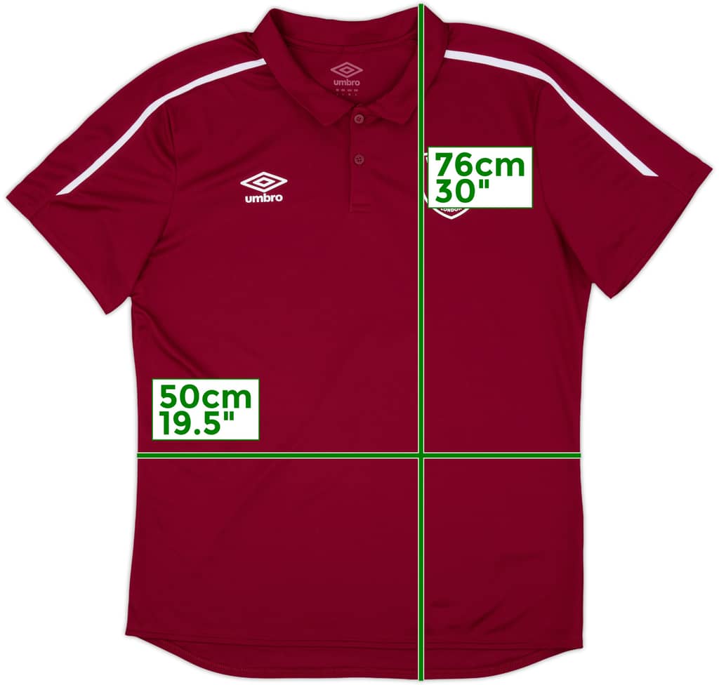 2018-19 West Ham Umbro Polo Shirt - 9/10 - (L)