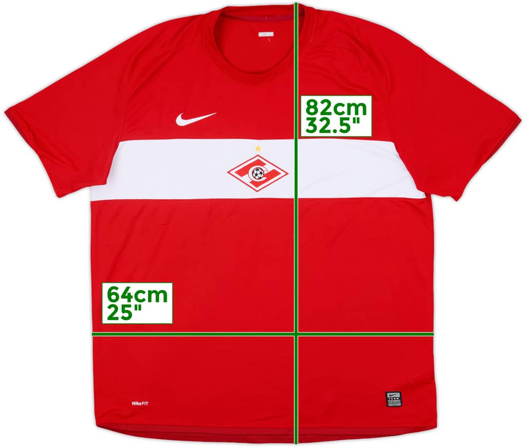 2009 Spartak Moscow Home Shirt - 8/10 - (XXL)