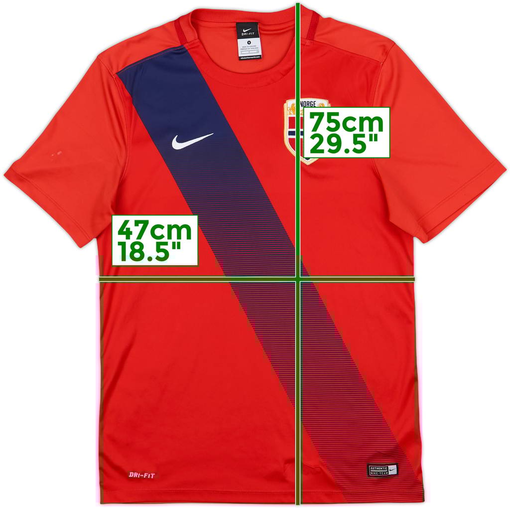 2015-16 Norway Home Shirt - 8/10 - (S)
