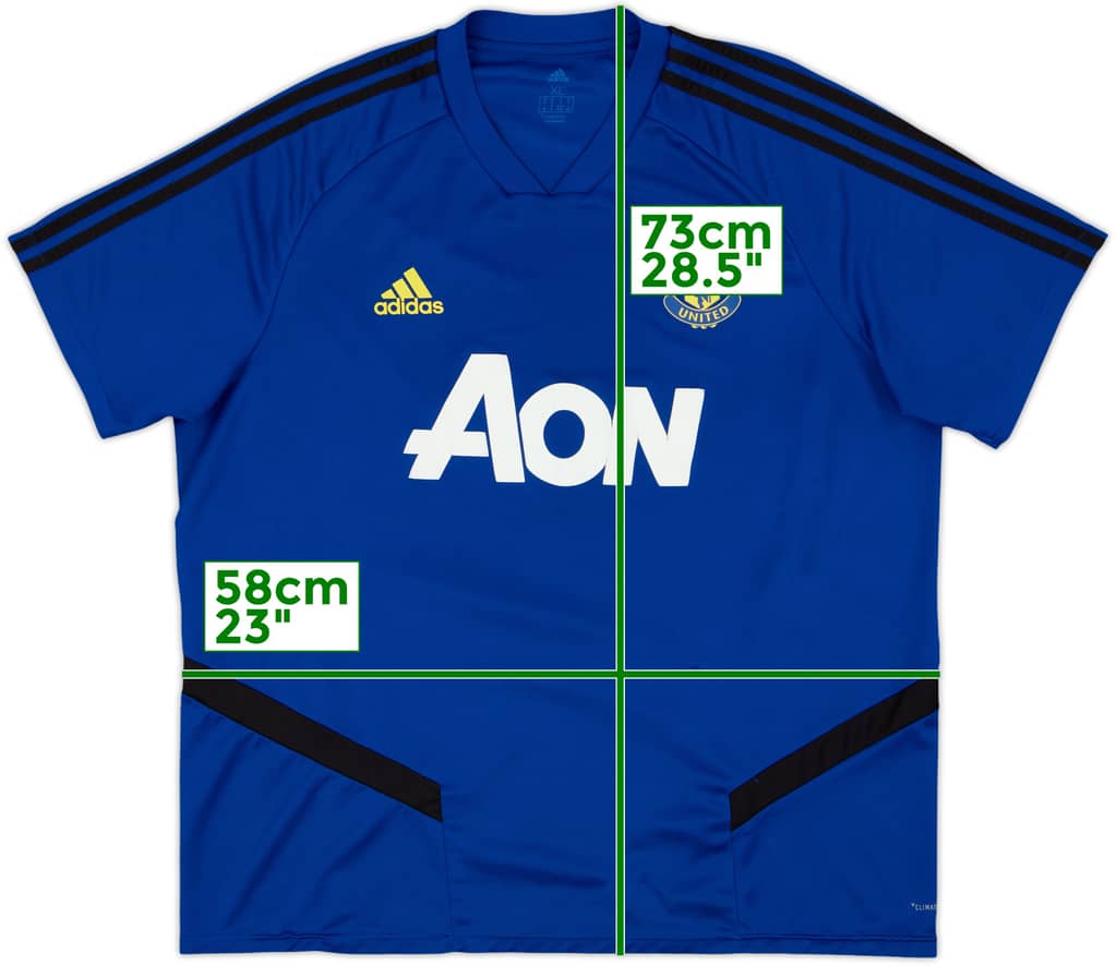 2019-20 Manchester United adidas Training Shirt - 7/10 - (XL)