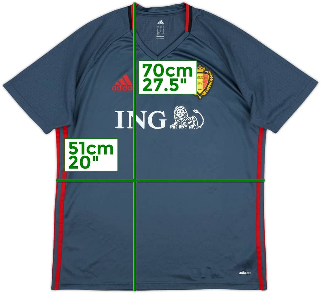 2015-16 Belgium adizero Training Shirt - 9/10 - (L)