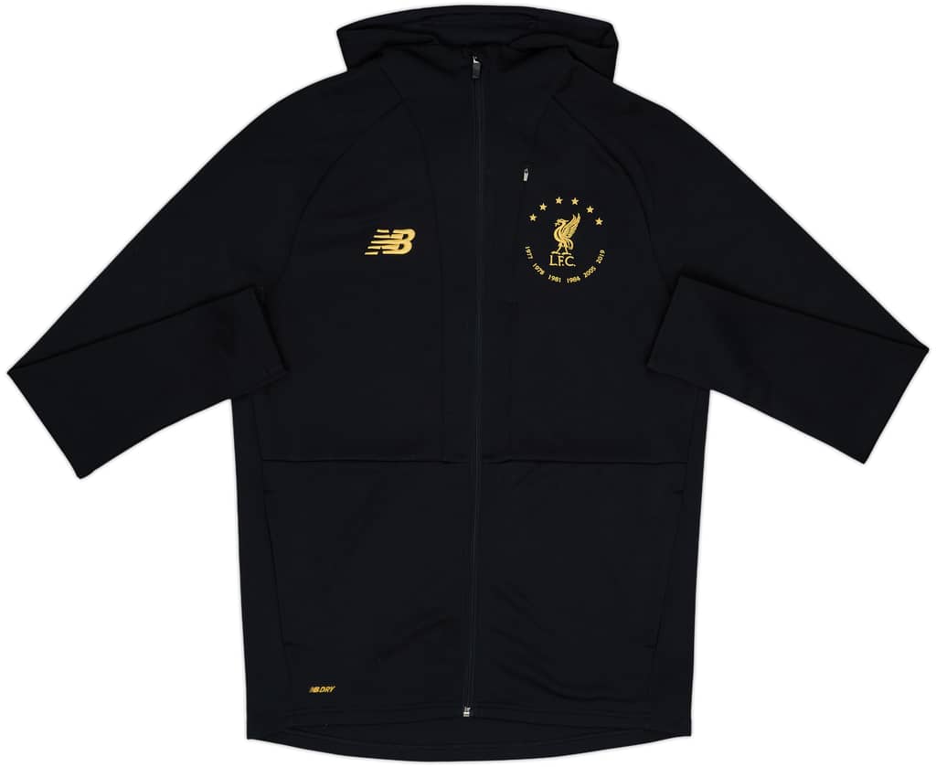 2019-20 Liverpool New Balance Hooded Track Jacket - 9/10 - (M)