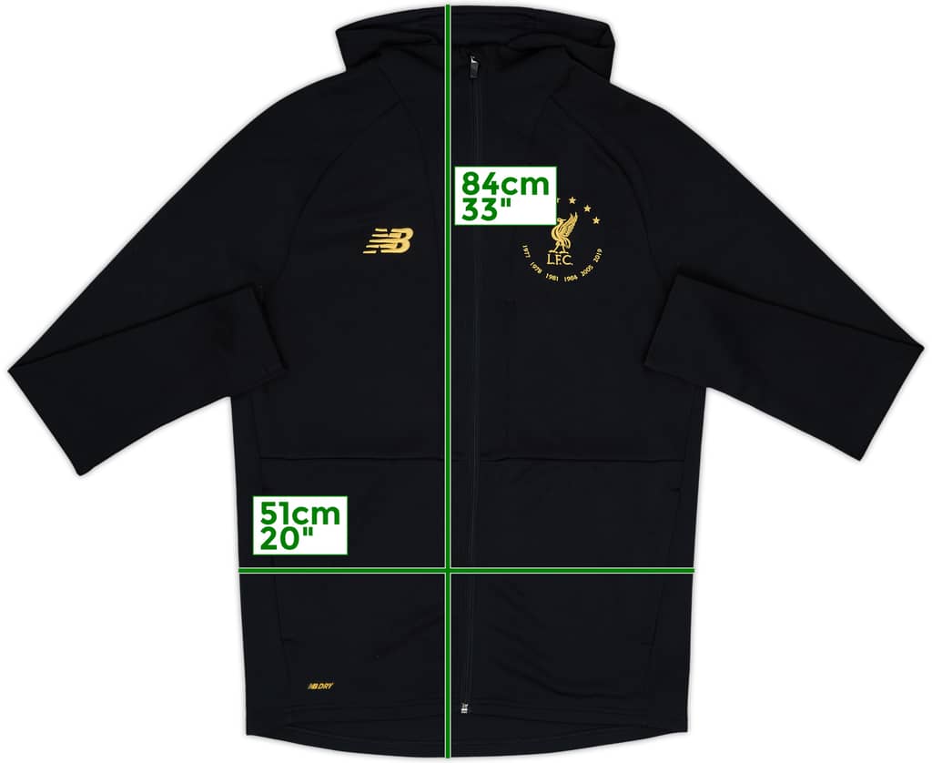 2019-20 Liverpool New Balance Hooded Track Jacket - 9/10 - (M)