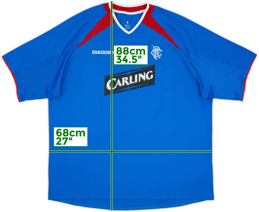2003-05 Rangers Home Shirt - 8/10 - (3XL)