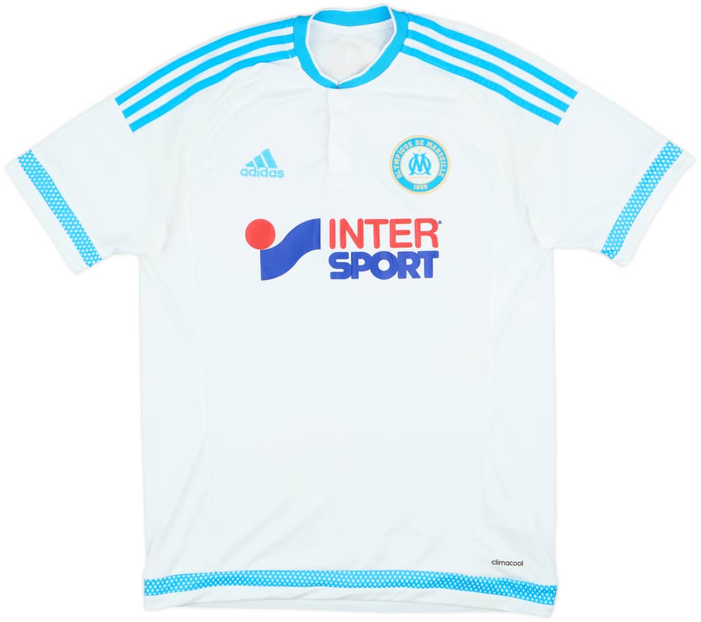 2015-16 Olympique Marseille Home Shirt - 9/10 - (M)