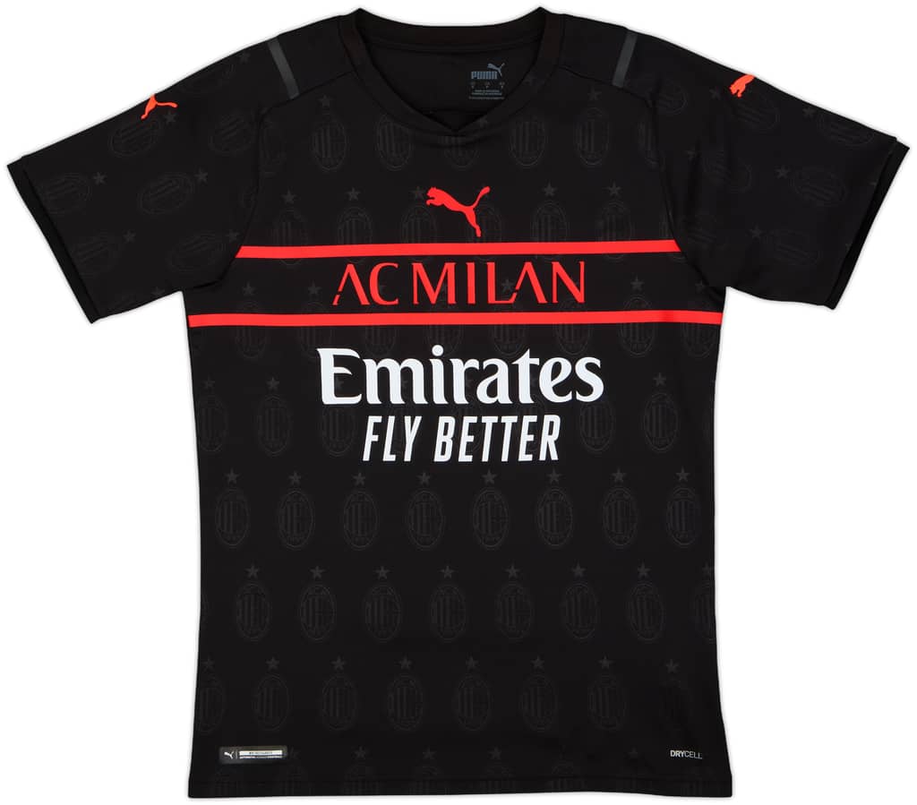 2021-22 AC Milan Third Shirt - 9/10 - (S)