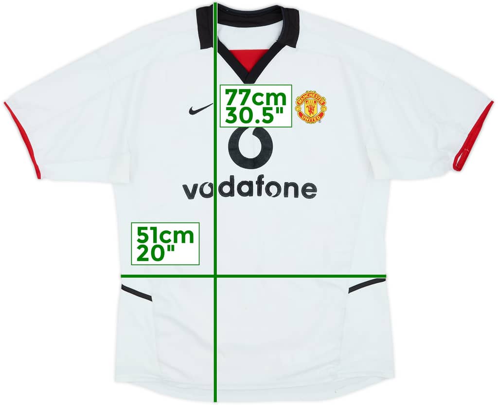 2002-03 Manchester United Away Shirt - 5/10 - (L)