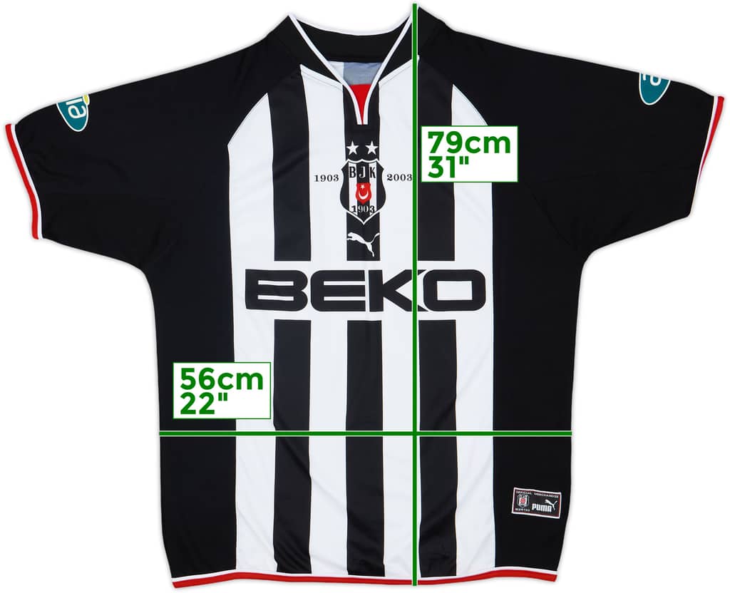 2002-03 Besiktas Away Shirt - 8/10 - (S)