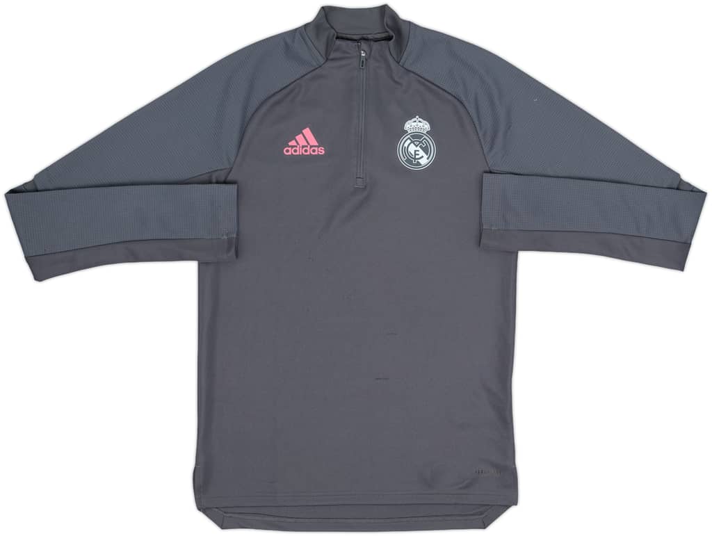2020-21 Real Madrid adidas 1/4 Zip Drill Top - 8/10 - (XS)