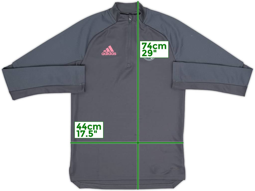 2020-21 Real Madrid adidas 1/4 Zip Drill Top - 8/10 - (XS)