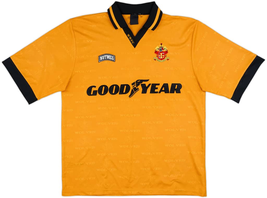 1995-96 Wolves Home Shirt - 9/10 - (L)
