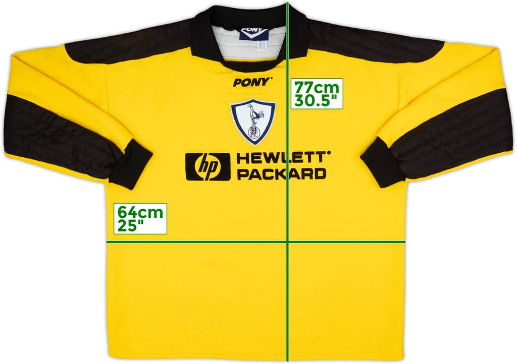 1995-96 Tottenham GK Shirt - 8/10 - (XL)