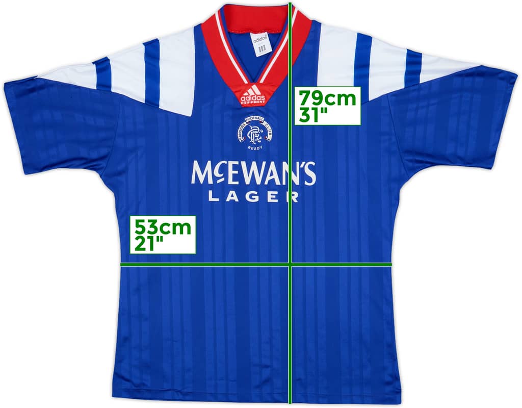 1992-94 Rangers Home Shirt - 6/10 - (L)