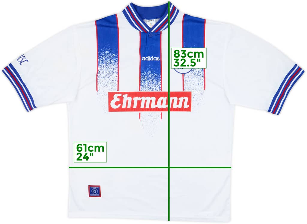 1996-98 Karlsruhe Home Shirt - 8/10 - (XL)